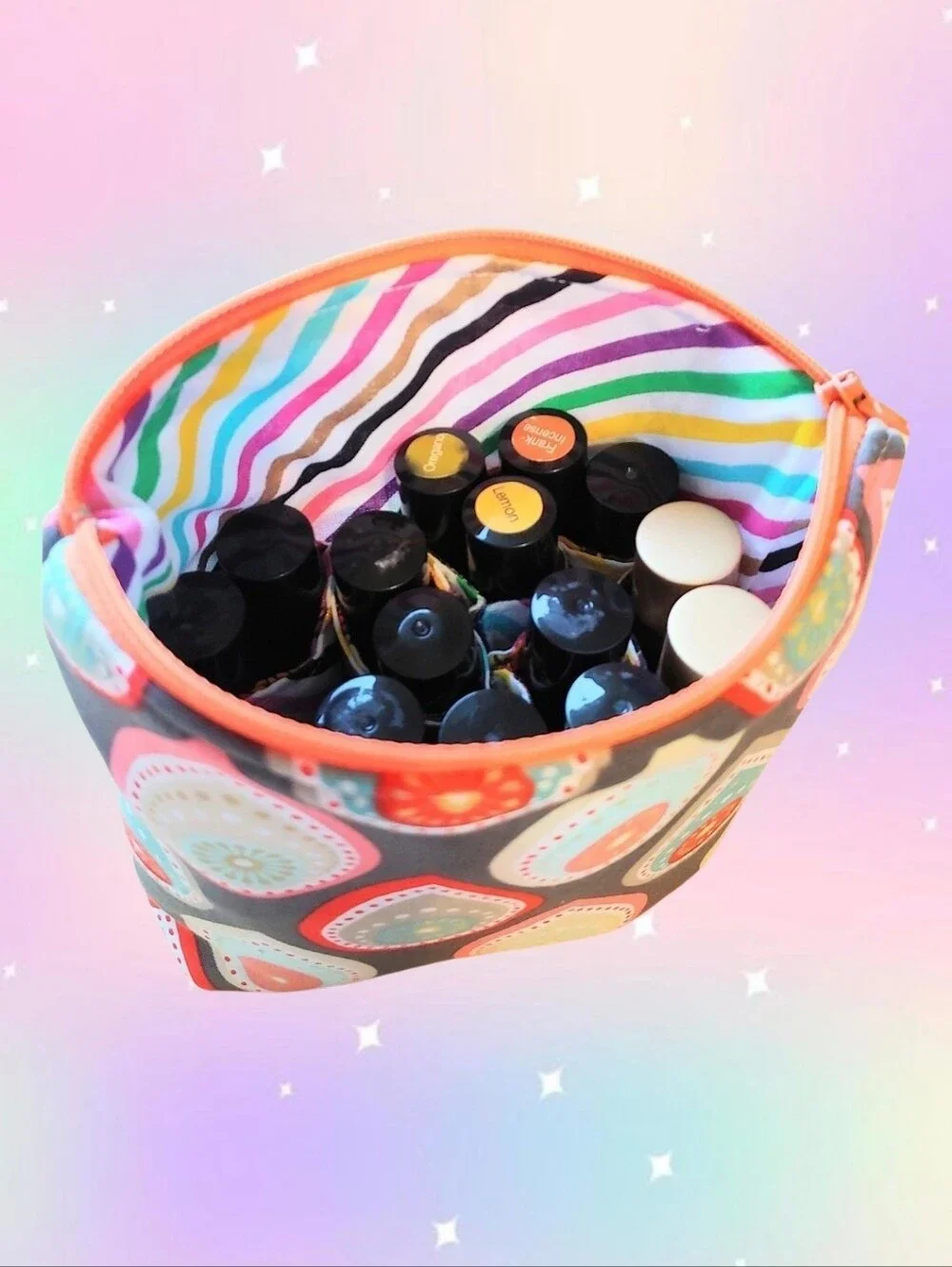 Paisley Essential Oil Bag - Makeup Bag